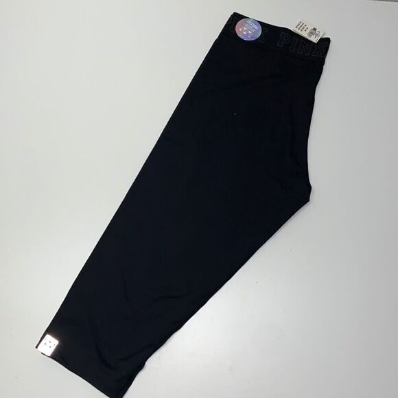🔥Pink VICTORIA SECRET capri legging women’s sz Medium New - Picture 2 of 7